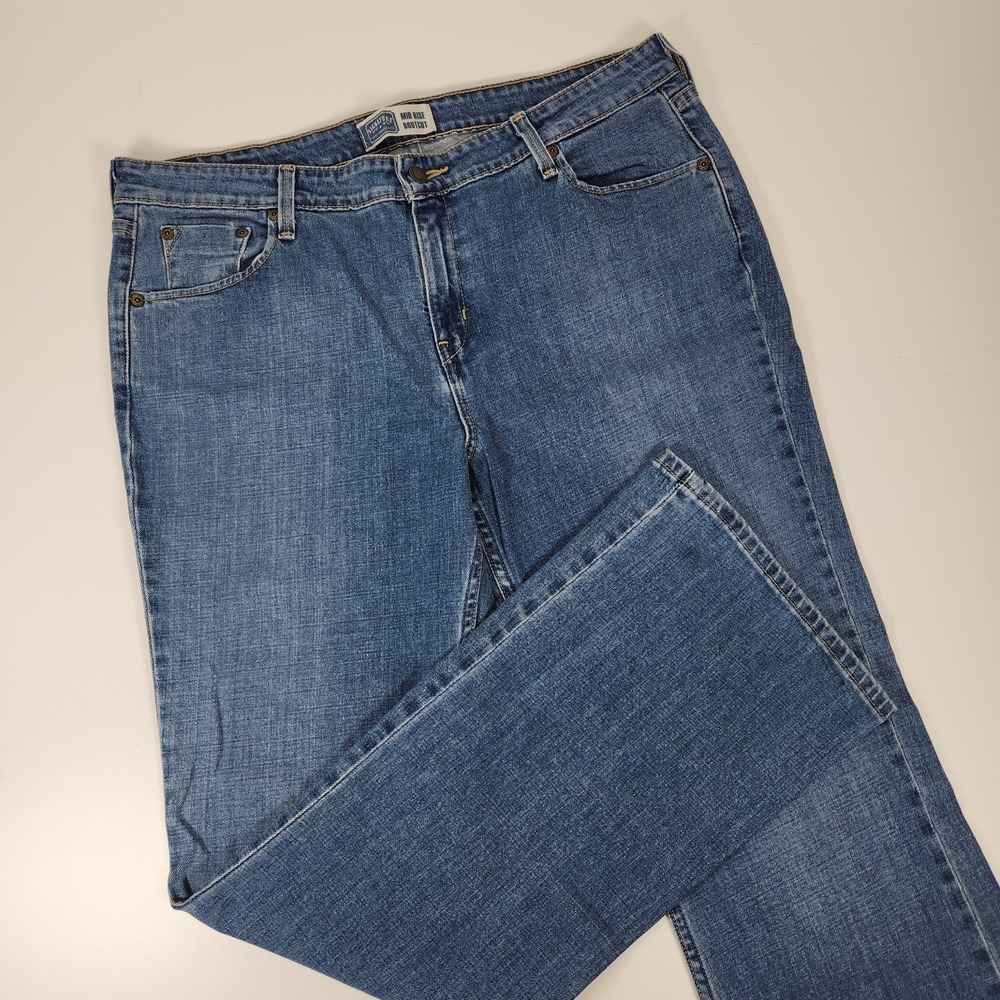 Signature by‎ Levi Strauss &Co. Mid-Rise Loose Cut Womens Jeans Size 16 L/C